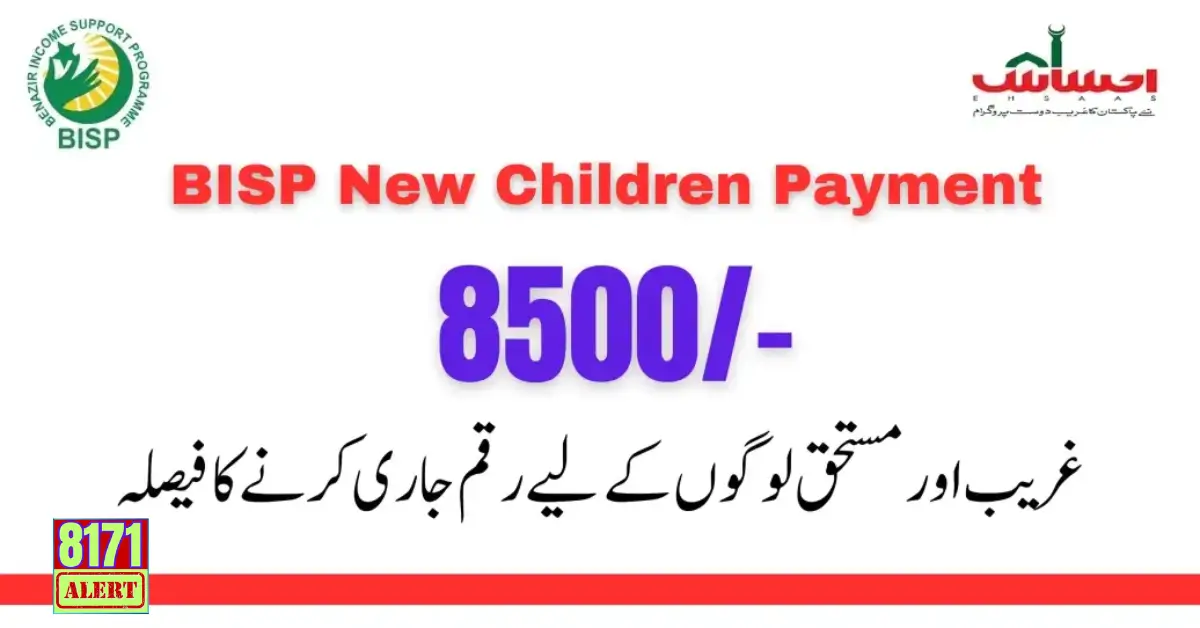 BISP Lanched Web Portal For Check Children Payment 2024 